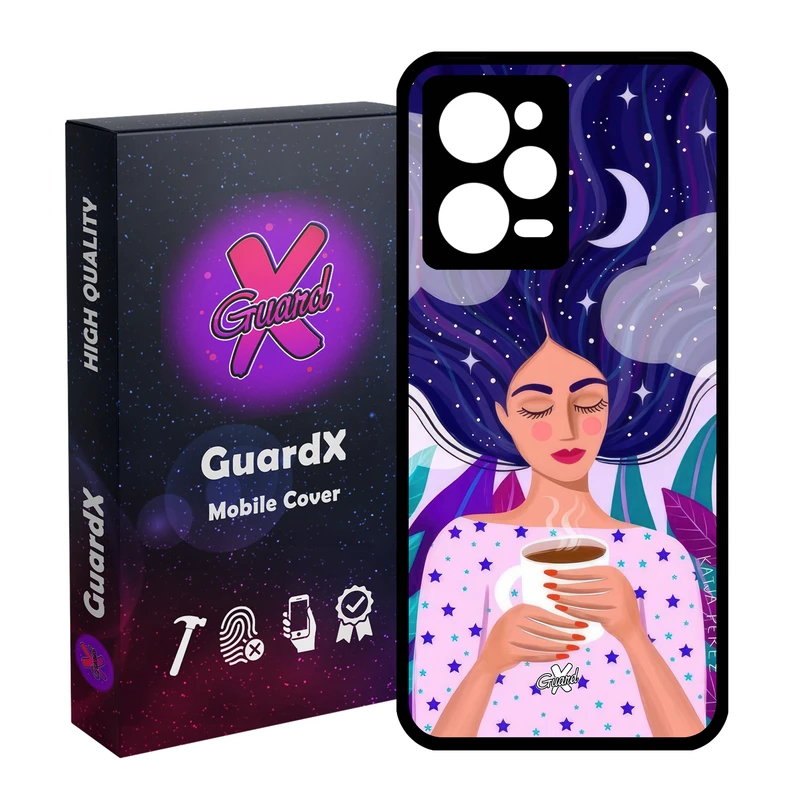 کاور گارد ایکس طرح Girl مدل Glass10658 مناسب برای گوشی موبایل شیائومی Redmi Note 12 Pro 5G/Poco X5 Pro 5G/Note 12 Pro Pro speed