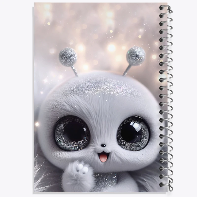 دفتر ژورنال نویسی 50 برگ خندالو مدل نقطه ای طرح زنبور کیوت کد F5443