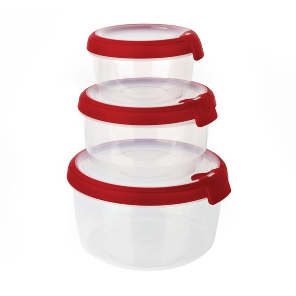 ظرف نگهدارنده مدمان مدل Lotus Set بسته 3 عددی ظرف نگهدارنده مدمان مدل Lotus Set بسته 3 عددی