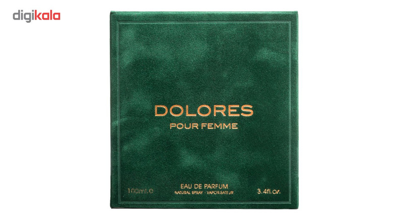 ادو پرفیوم زنانه فراگرنس ورد مدل DOLORES Pour Femme حجم 100 میلی لیتر