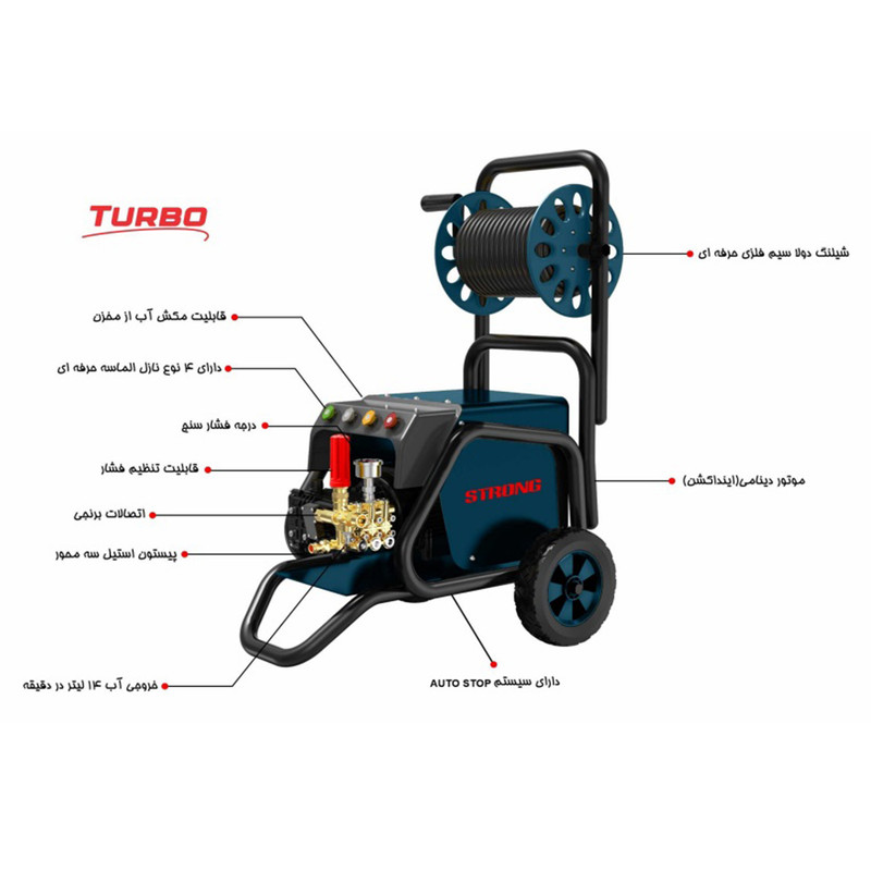 کارواش دینامی استرانگ مدل KAW-220D کارواش دینامی استرانگ مدل KAW-220D