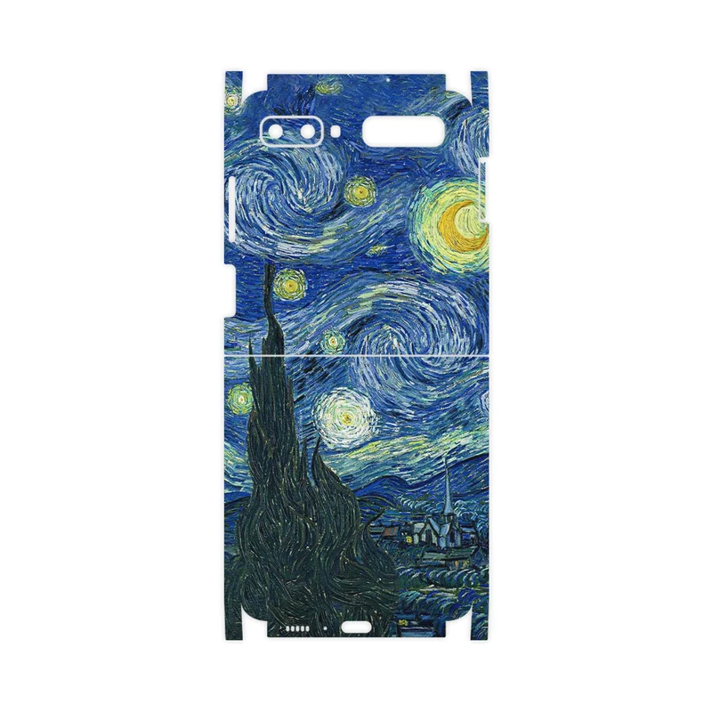 برچسب پوششی ماهوت مدل The Starry Night of van Gogh-FullSkin مناسب برای گوشی موبایل سامسونگ Galaxy Z Flip