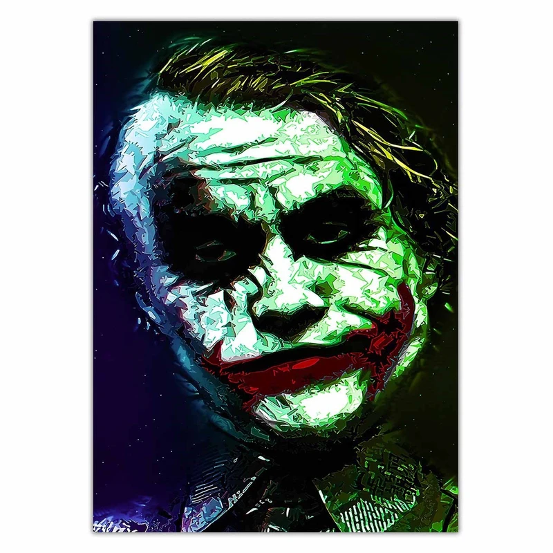 تابلو شاسی ونسونی طرح Jokers Graffiti Art سایز 30 × 40