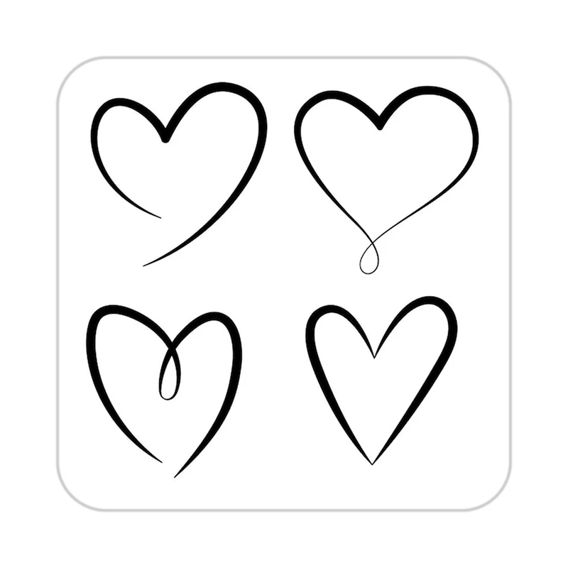 زیر لیوانی کاکتی طرح عاشقانه مدل mp36631