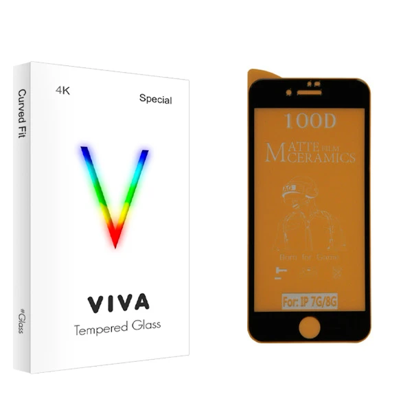 محافظ صفحه نمایش مات ویوا مدل 4K مناسب برای گوشی موبایل اپل iphone 7/ 8