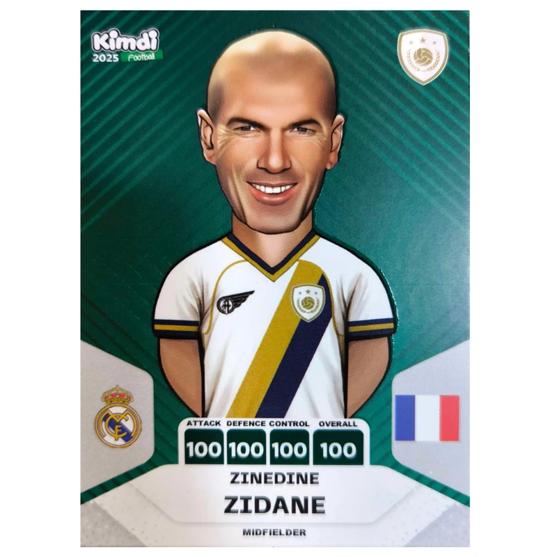 اسباب بازی زینتی کیمدی مدل زیدان 2025 توپ طلا