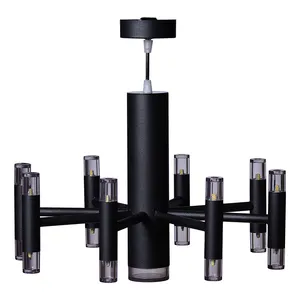 لوستر 17 شعله مدل لوله ای کد g4