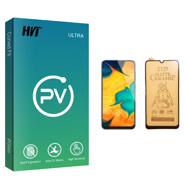 محافظ صفحه نمایش سرامیکی اچ وی تی مدل PV glass مناسب برای گوشی موبایل سامسونگ Galaxy A30