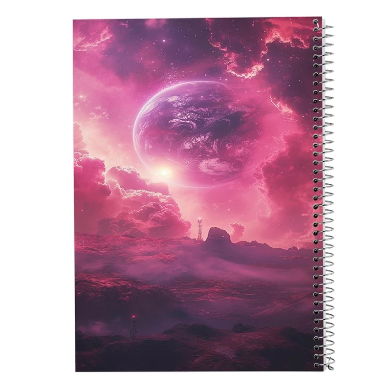 دفتر ژورنال نویسی 50 برگ مدوپد مدل نقطه ای طرح ماه کد DF15460