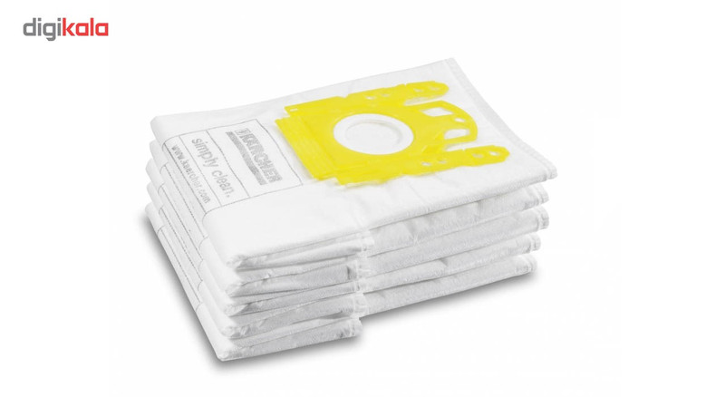 کیسه جاروبرقی کرشر مدل Fleece Filter bag بسته 5 عددی