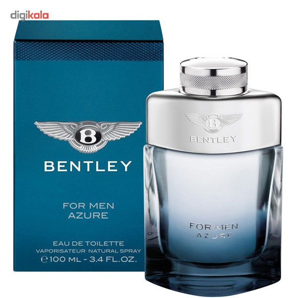 ادو تویلت مردانه بنتلی مدل For Men Azure حجم 100 میلی لیتر