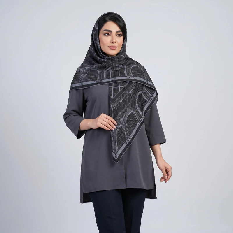 روسری زنانه مدل نخی کد ana-10160-120