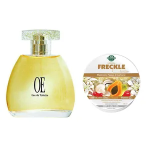 ادوتویلت زنانه اوائی مدل Gold Emotion به همراه کرم ضد لک هالیوود استایل مدل Freckle