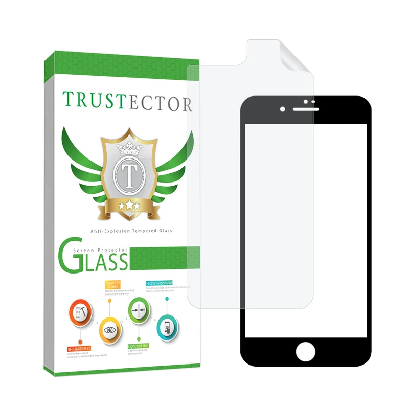 محافظ صفحه نمایش  تراستکتور مدل FUNABKTR مناسب برای گوشی موبایل اپل iPhone 8 Plus / 7 Plus به همراه محافظ پشت گوشی