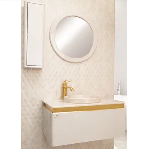 ست کابینت و روشویی بومرنگ مدل ویولت به همراه آینه و باکس