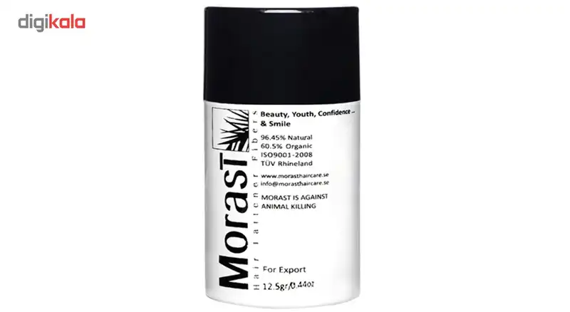 پودر پرپشت کننده مو مورست مدل Black وزن 12.5 گرم رنگ مشکی