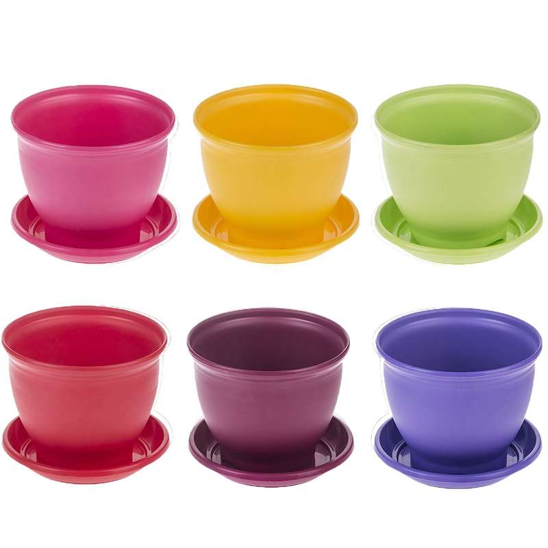 گلدان شهر آذین مدل 3020 مجموعه 6 عددی