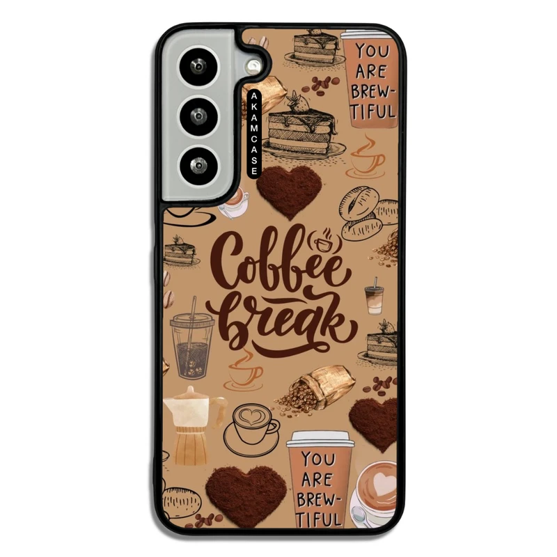 کاور آکام مدل AMC-WSGS22-COFFEE-18 مناسب برای گوشی موبایل سامسونگ Galaxy S22