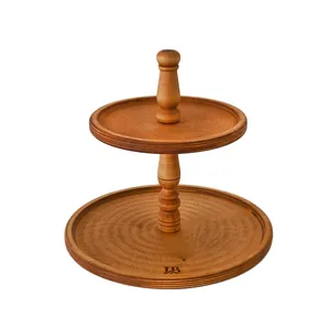 شیرینی خوری مدل دوطبقه طرح رابر وود کد 084