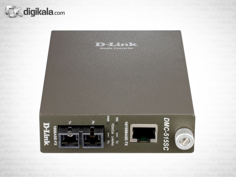 مبدل فیبر نوری به اترنت دی-لینک مدل DMC-515SC