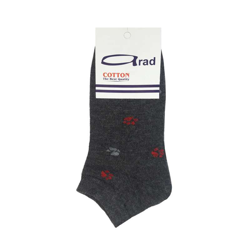 جوراب دخترانه آراد طرح پنجه کد 130278 