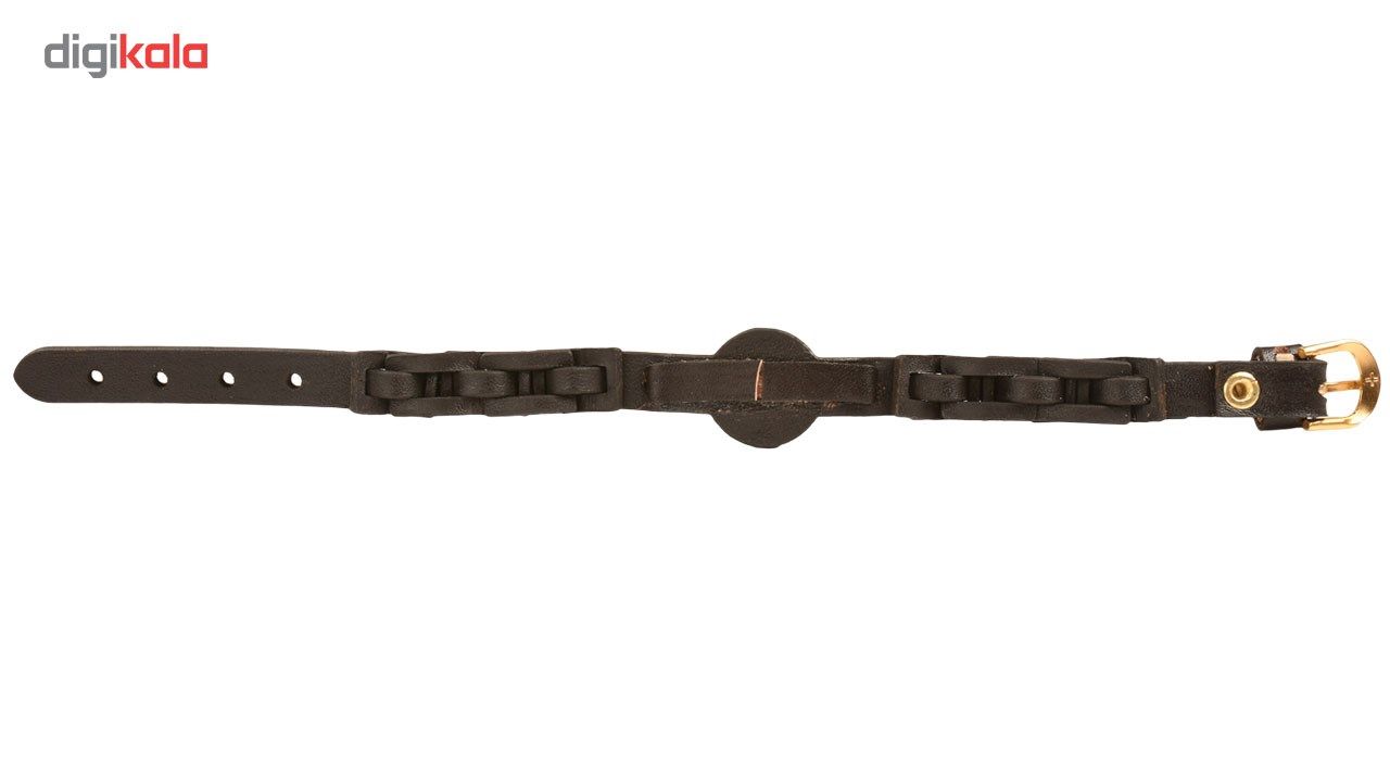 دستبند زنانه کهن چرم طرح فروردین مدل BR105-15 -  - 9