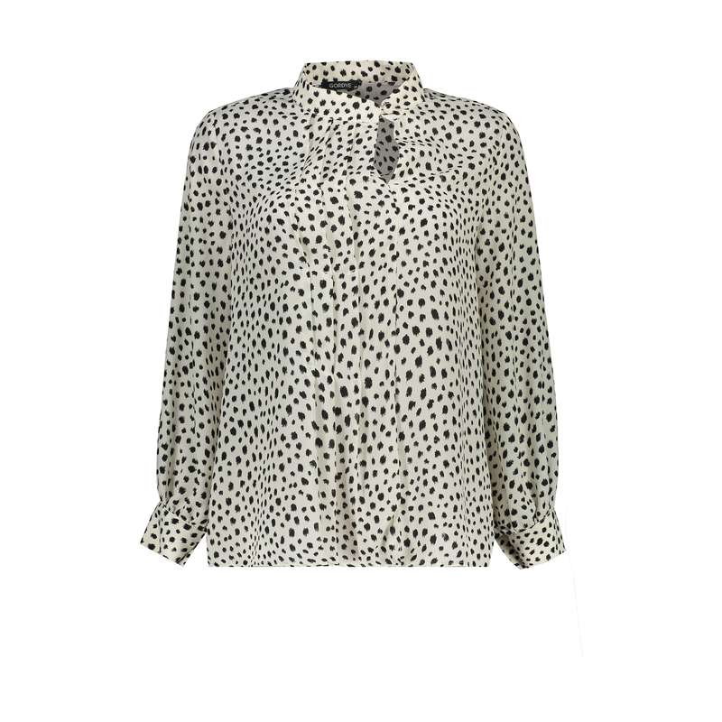 بلوز زنانه گردیه مدل 304231-black white