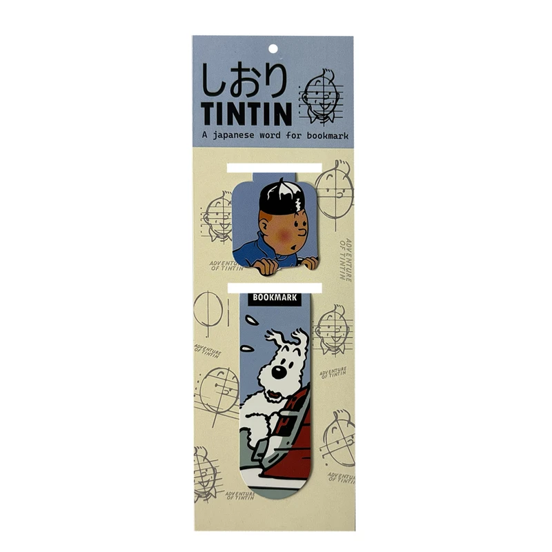 نشانگر کتاب مدل مگنتی تن تن و میلو متعجب  مجموعه دو عددی