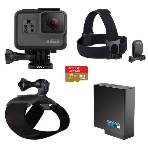 مجموعه دوربین فیلم برداری ورزشی گوپرو مدل HERO5 Black پکیج 2