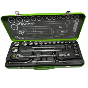 آچار بکس شاران مدل SMT-1/2INCH-12PAR-SM-12PT مجموعه 24 عددی