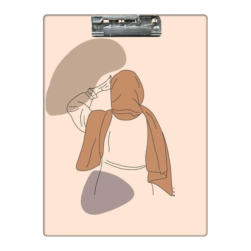 تخته شاسی طرح دخترانه با حجاب کد 1615938 سایز A4