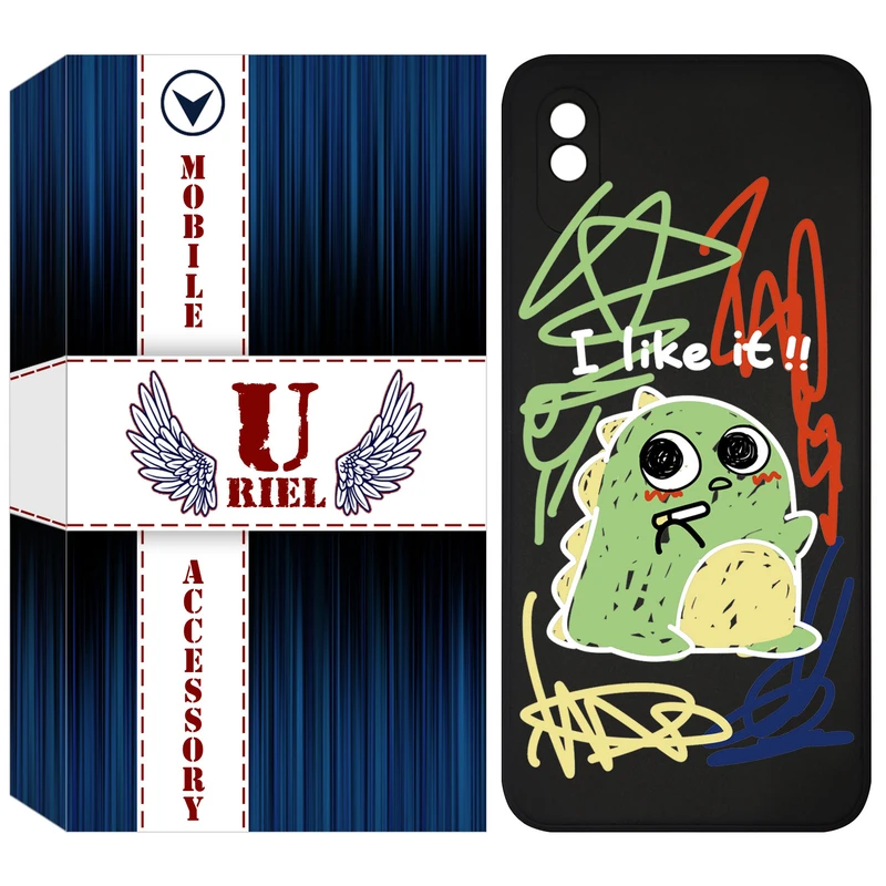 کاور یوریل مدل KSH کد 21 طرح دایناسور نقاش مناسب برای گوشی موبایل شیائومی Redmi 9A / Redmi 9AT