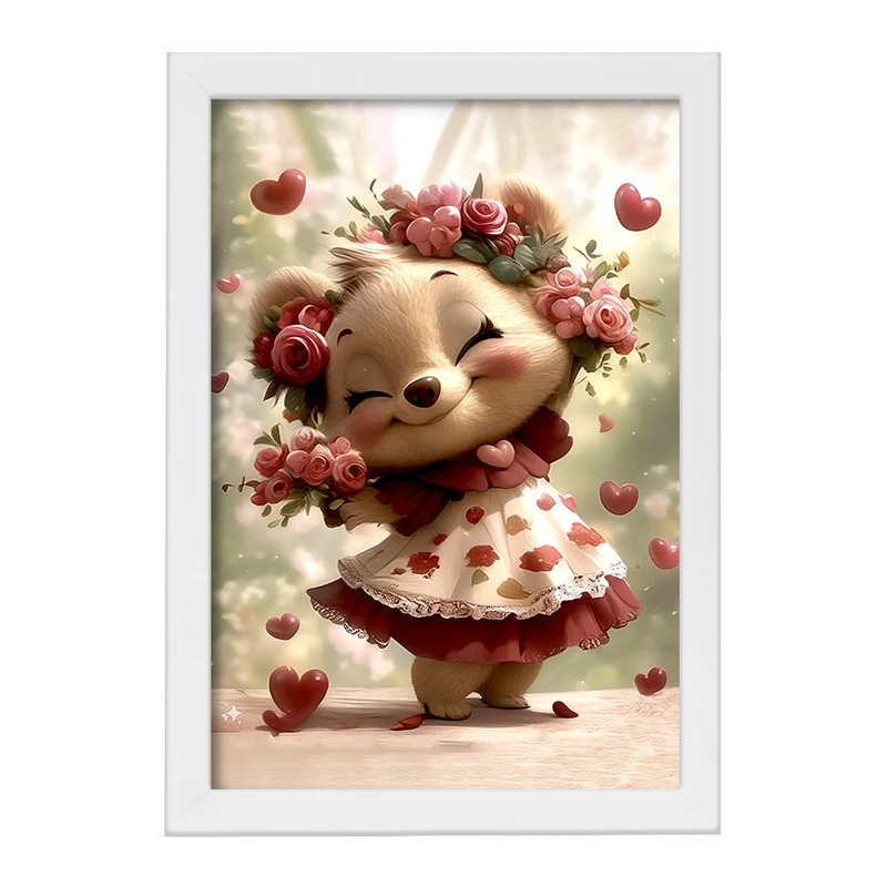 تابلو خندالو مدل خرس بامزه کد F11108