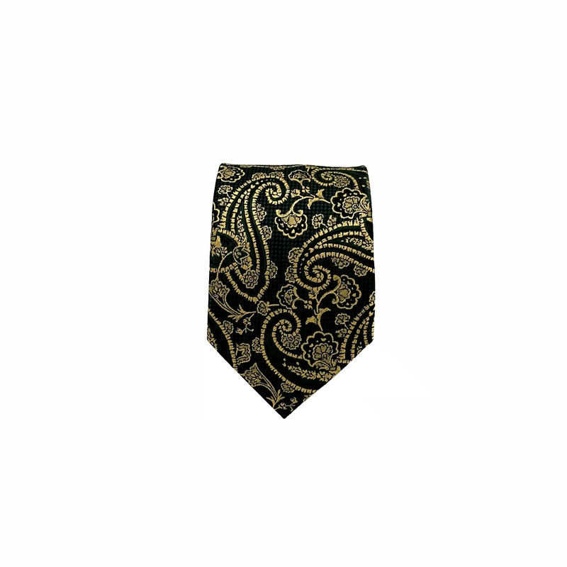 ست کراوات و دستمال جیب مردانه آریوان مدل بته جقه کد TB9901