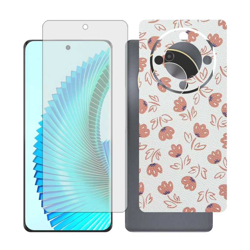 محافظ صفحه نمایش مات گلس مدل Together مناسب برای گوشی موبایل آنر X9b به همراه برچسب پوششی پشت گوشی