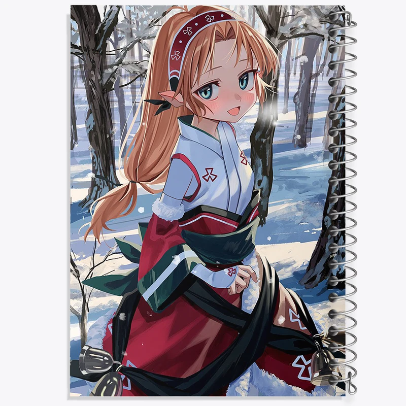 دفتر شطرنجی 50 برگ خندالو مدل بازی Utawarerumono کد 35367