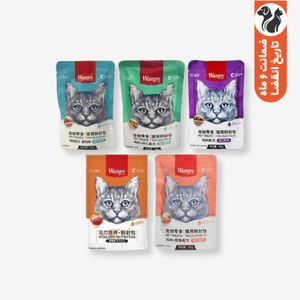 پوچ گربه ونپی مدل Chinese Series Pack وزن 80 گرم بسته 5 عددی