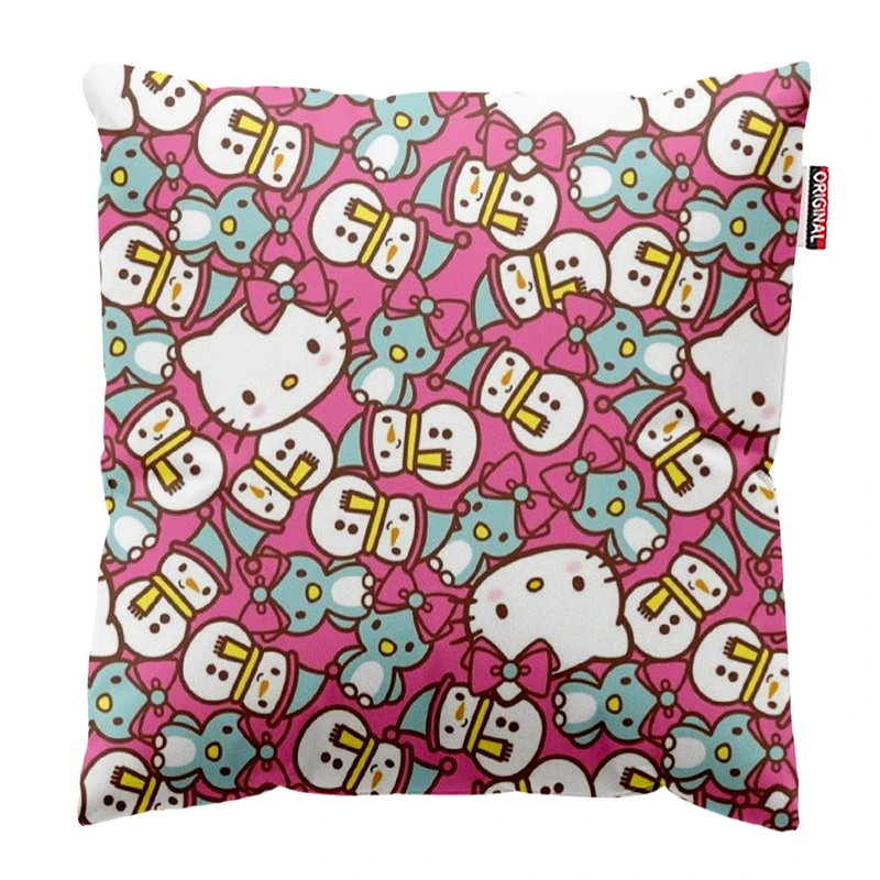 کوسن پاد آفرین طرح کیتی کد 1724 سایز 30*30 سانتی متر