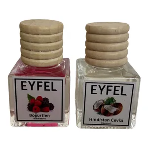 خوشبوکننده هوا خودرو ایفل مدل نارگیل و شاتوت کد Coconut-Blackberry حجم 10 میلی‌ لیتر بسته 2 عددی