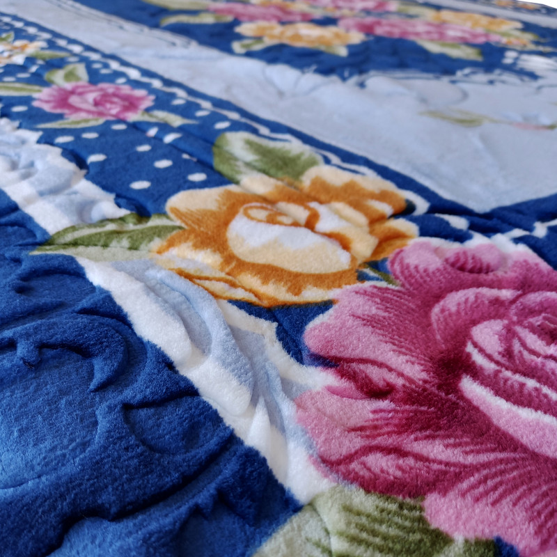 پتو گلبافت کد 25201 سایز 240×220 سانتی متر