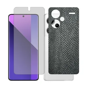 Glass Together model transparent Screen Protector Suitable for Xiaomi Redmi Note 13 Pro Plus Mobile Phone with Back cover sticker