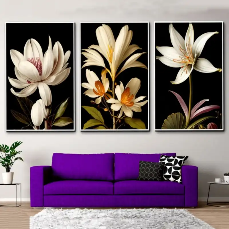 تابلو مدل دکوراتیو کد 4141 مجموعه 3 عددی