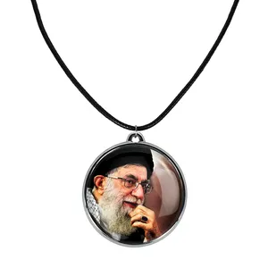 گردنبند خندالو مدل تصویر رهبر کد 25832576