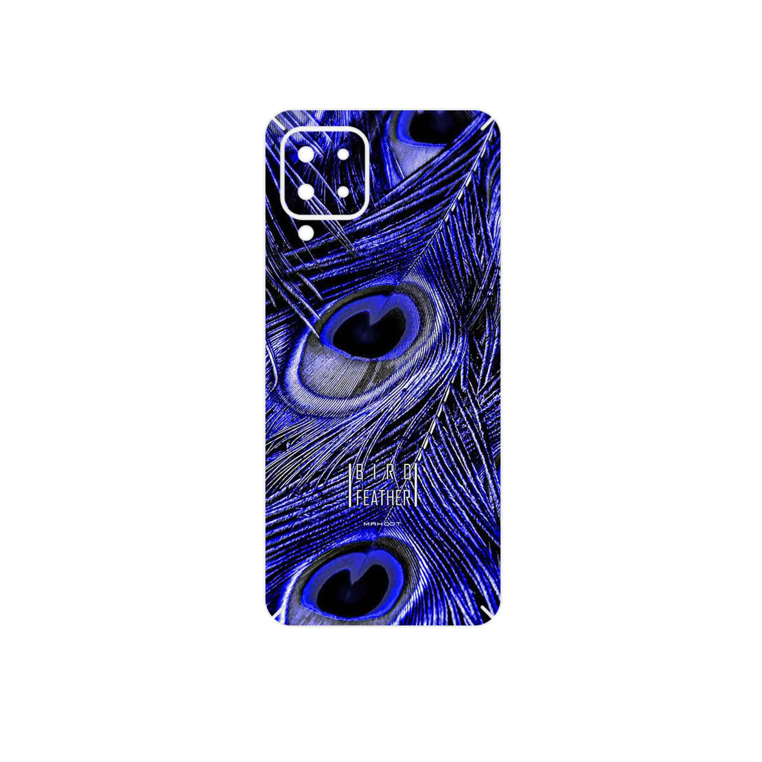 برچسب پوششی ماهوت مدل Purple Feather مناسب برای گوشی موبایل سامسونگ Galaxy A22 4G