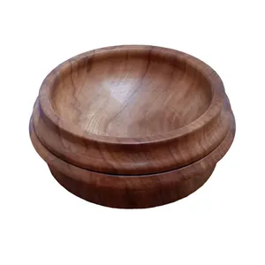 کاسه چوبی مدل روستیک