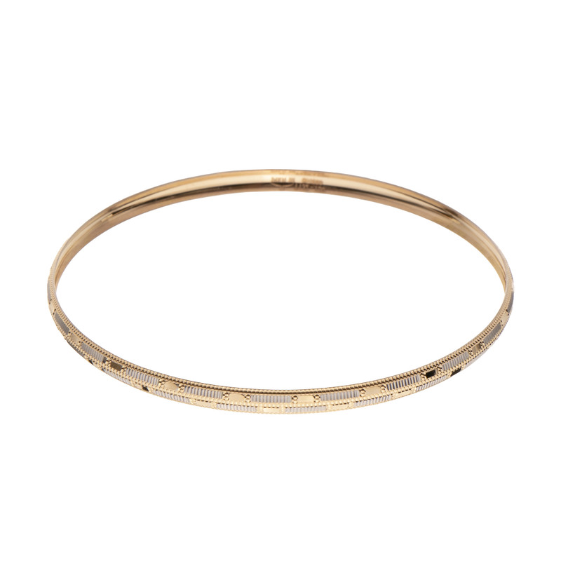 النگو طلا 18 عیار زنانه طلای مستجابی مدل 40216 سایز 4