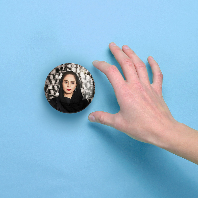 آینه جیبی خندالو مدل رعنا آزادی ور  کد 6236