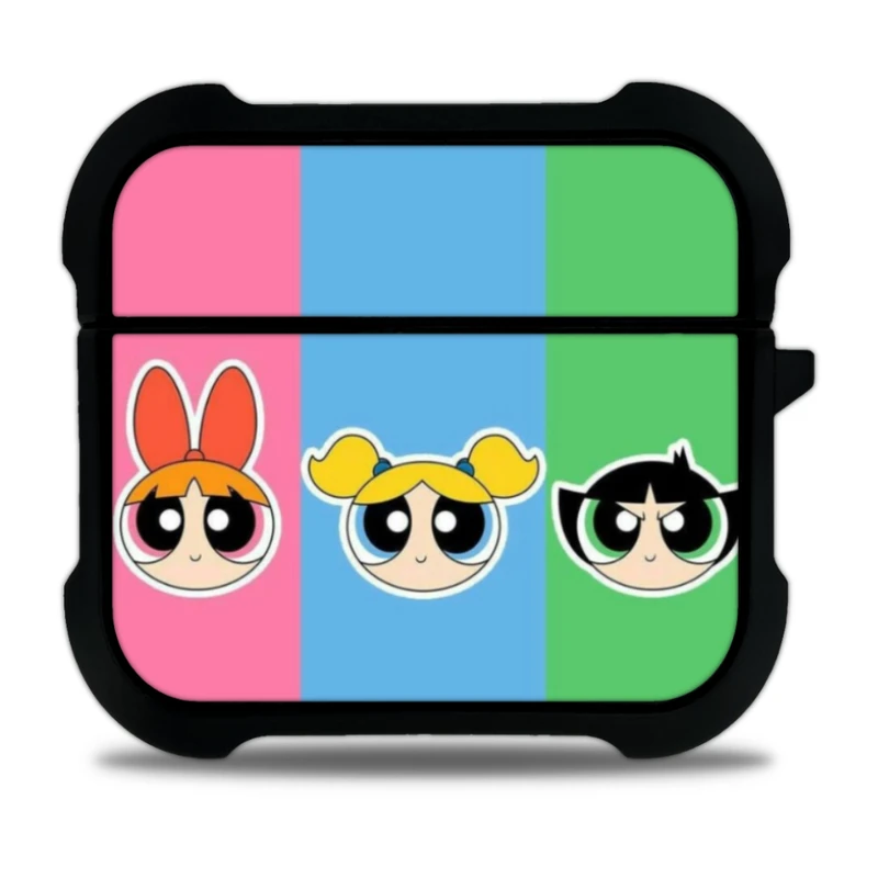 کاور آکام مدل AAP3CASHW-POWERPUFF GIRLS8  مناسب برای کیس اپل ایرپاد 3