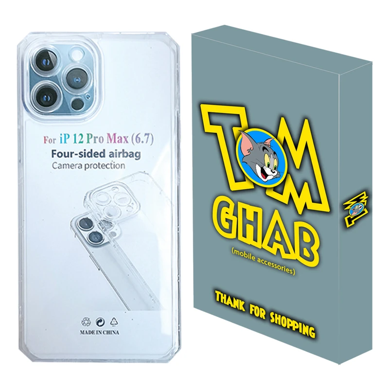 کاور تام قاب مدل ژله ای مناسب برای گوشی موبایل اپل iPhone 12 Pro Max