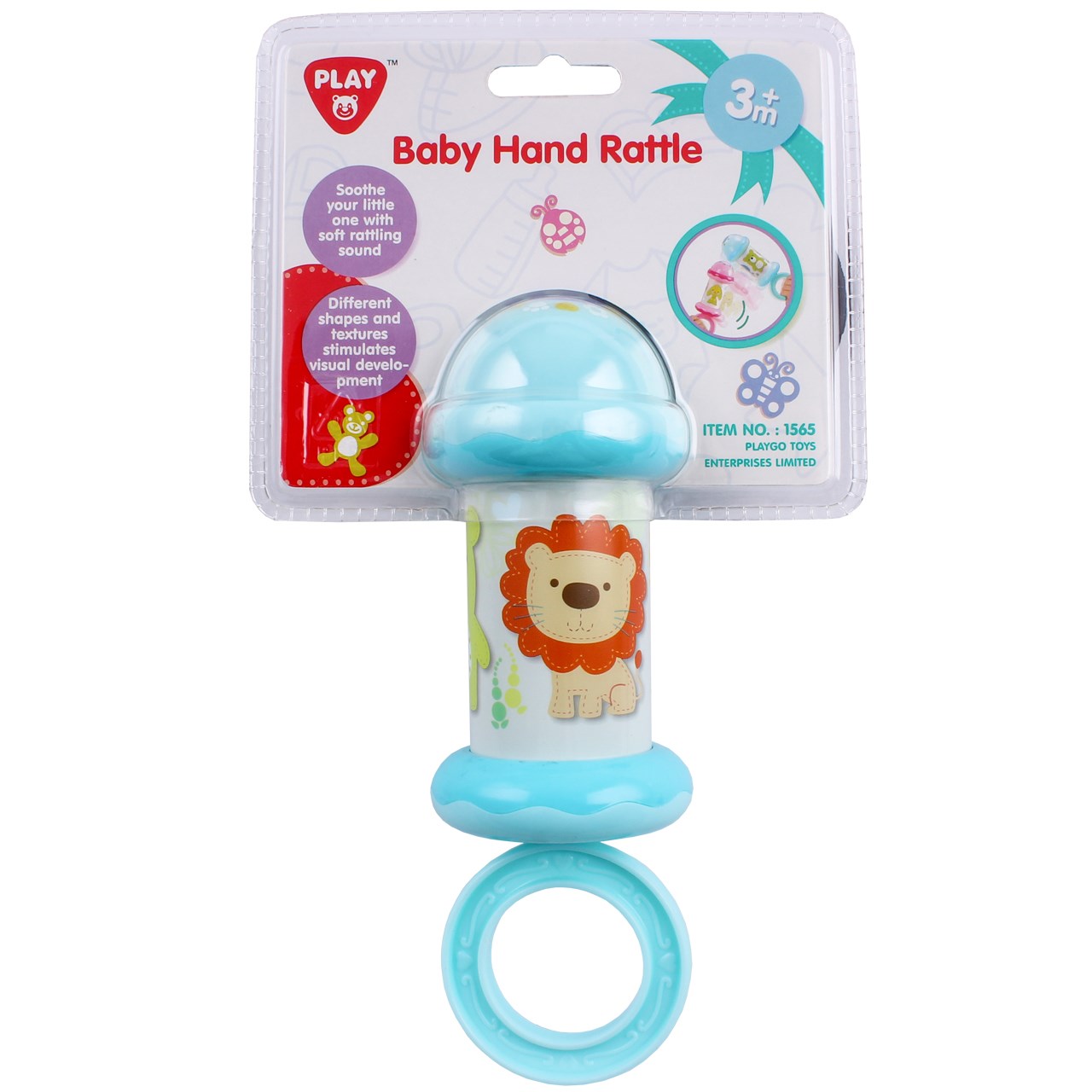 جغجغه پلی گو مدل Baby Hand Rattle کد 1565Boy